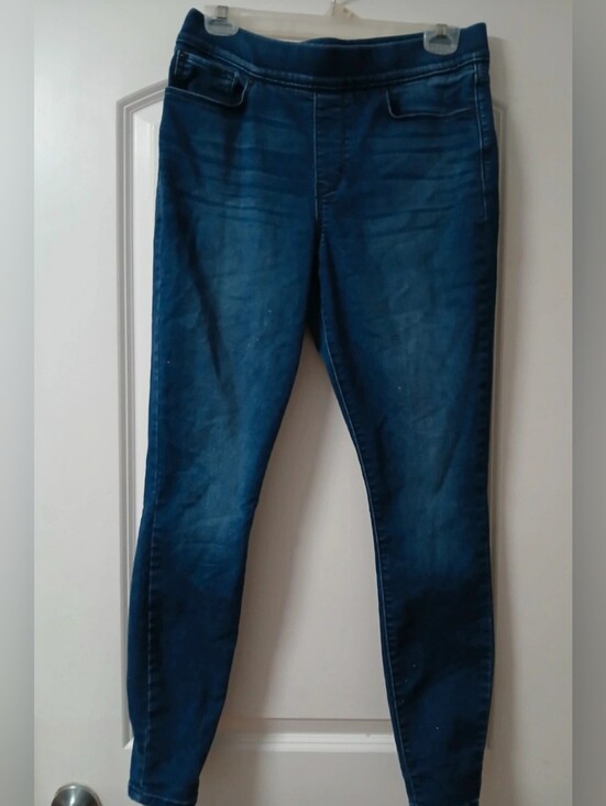 Levis Strauss Denim - Levi Strauss Dark Blue Pull On Skinny Jeans